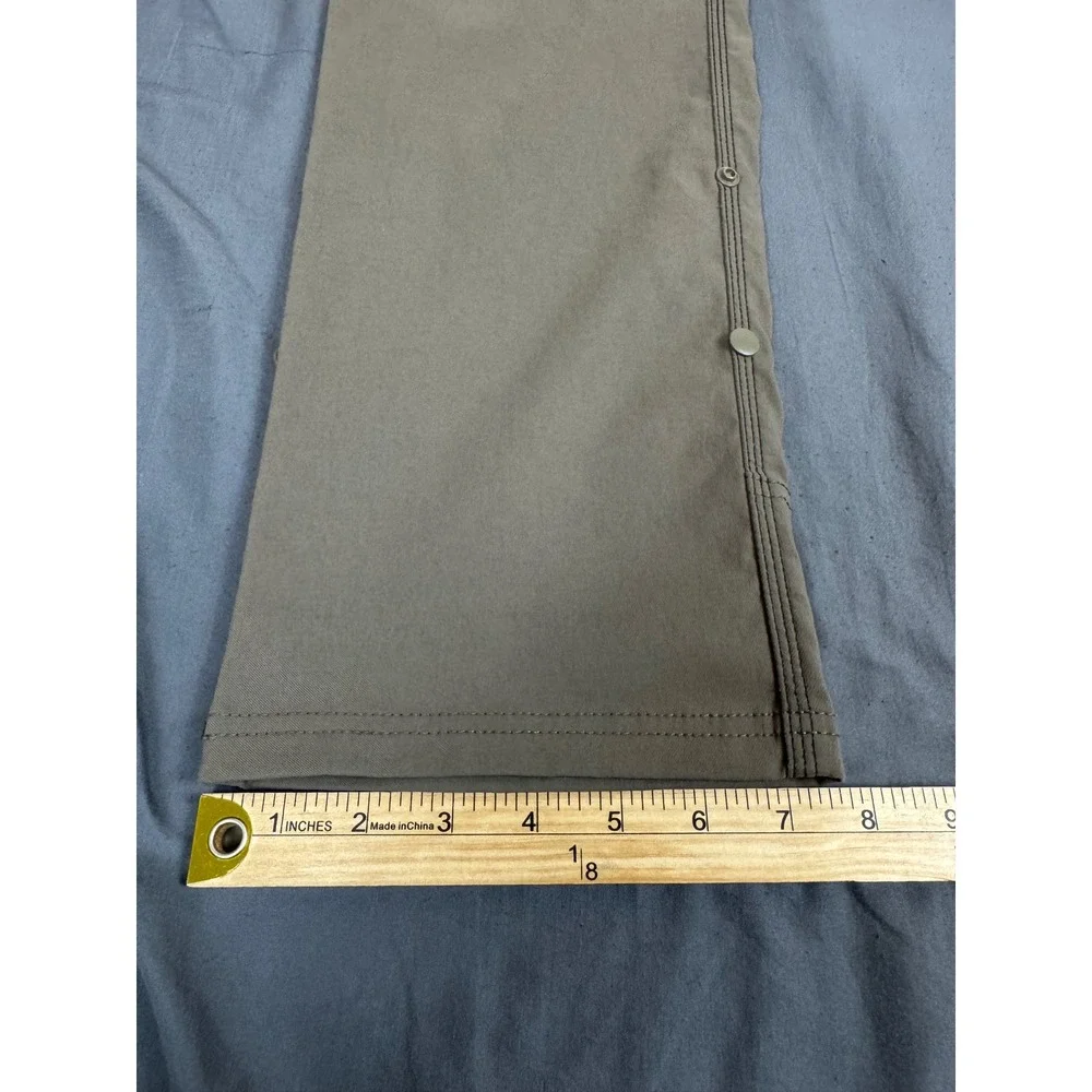 Prana Stretch Zion Straight Pants Mens 35x31 Light Brown Khaki Hiking Outdoor